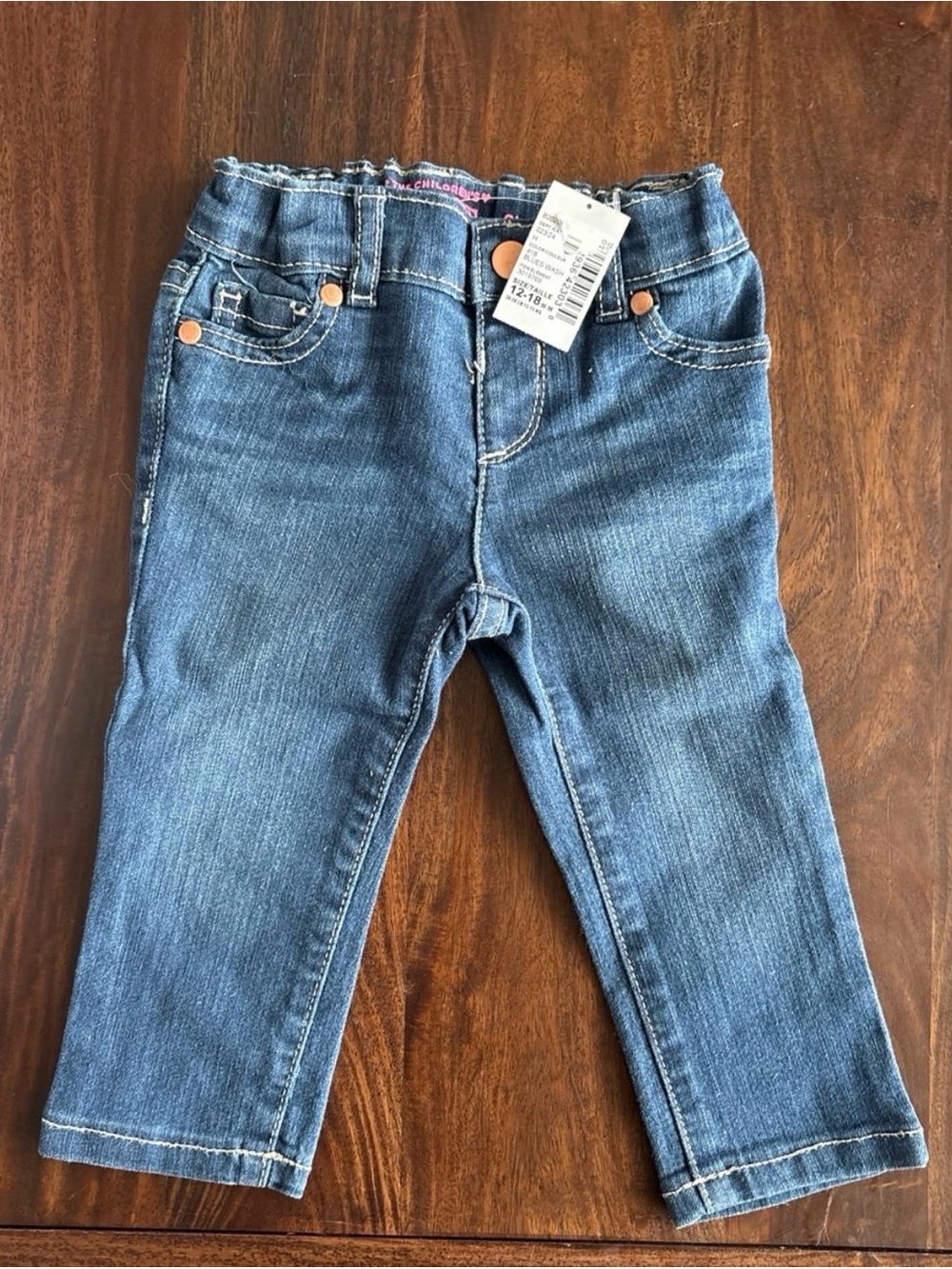 Childrenโs Place Kids Dark Blue Denim Jeans